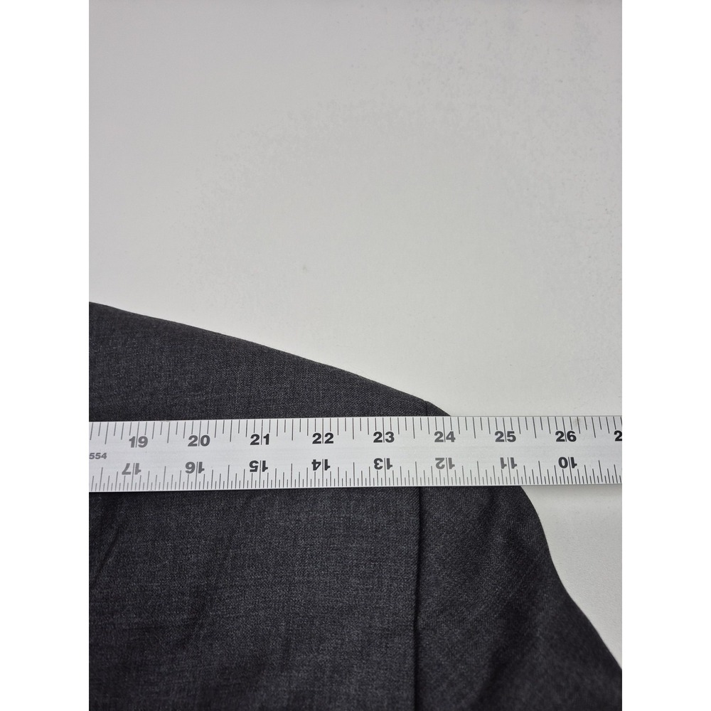 VTG Lauren Ralph Lauren Suit Mens 54 Gray Super 120s Wool Cashmere 2 Piece 50x36 - Picture 9 of 16